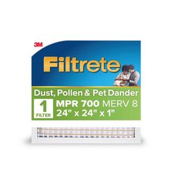 Filtrete 24 in. W X 24 in. H X 1 in. Polypropylene 8 MERV Air Filter 1 pk