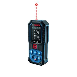 Bosch BLAZE 2.1 in. L X 1.2 in. W Bluetooth Laser Distance Measurer 165 ft. Black/Blue 5 pc