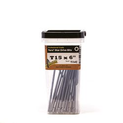 Big Timber Star T15 Head X 6 in. L Torx Insert Bit Steel 20 pc