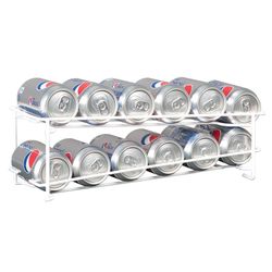 Grayline 4-7/8 in. H X 5-5/8 in. W X 16 in. L White Soda Can Organizer