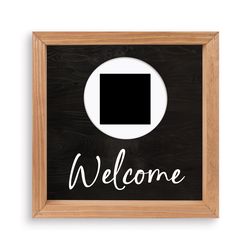 P Graham Dunn 10.875 in. H X 2 in. L Multicolored Wood Welcome Switcheroo Sign