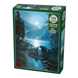 Cobble Hill Bear Night Jigsaw Puzzle 1000 pc