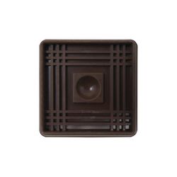 Ace Rubber Furniture Cups Brown Square 2 in. W X 2 in. L 4 pk