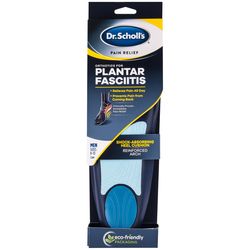 Dr Scholl's Plantar Fasciitis Insoles 8-13 Blue 1 pair