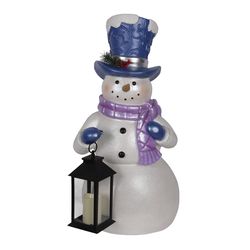 Alpine Snowman 39.37 in. Porch Decor
