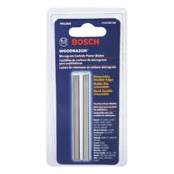 Bosch 3-1/4 in. L X 0.125 in. W Tungsten Carbide Planer Blade Double-Edged 2 pk