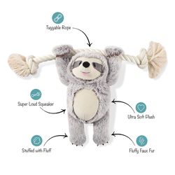 Pet Shop by Fringe Studio Flor De Bloom Dog Toy