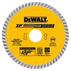 DEWALT 7 in. D X 5/8 in. XP Extended Performance Diamond Masonry Blade 1 pk