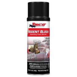 Tomcat Rodent Block Toxic Bitrex Exclusion Sealant Foam For Mice 12 oz 1 pk