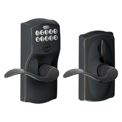 Schlage FE Series Aged Bronze Zinc Electronic Keypad Entry Lock