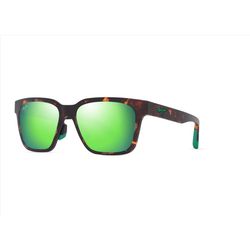 Maui Jim Punikai Sunglasses Unisex Matte Dark Havana Frame Maui Green Lens Polarized