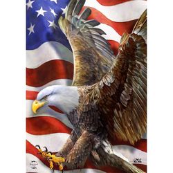 Briarwood Lane American Freedom Eagle Garden Flag