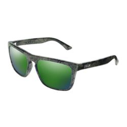 Huk Siwash Sunglasses Unisex Subphantis Frame Green Lens Polarized