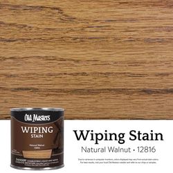 Old Masters Semi-Transparent Natural Walnut Oil-Based Wiping Stain 1/2 pt