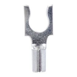 Jandorf 16-14 Ga. Uninsulated Wire Spade Terminal Silver 5 pk