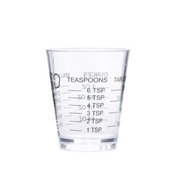 Chef Craft 1/8 cups Plastic Clear Measuring Cup