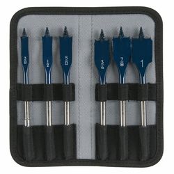 Bosch Daredevil Assorted High Carbon Steel Spade Bit Set Hex Shank 6 pc