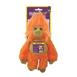 Multipet Bark Buddies For Dog Assorted Polyester Squeaky Dog Toy Medium 1 pk