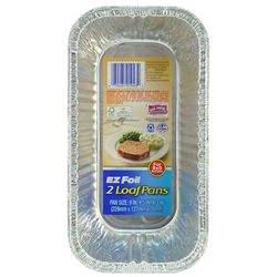EZ Foil 5 in. W X 9 in. L Loaf Pan Silver