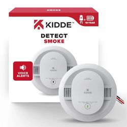 Kidde Hard-Wired w/Battery Back-up Photoelectric Smoke Detector 1 pk