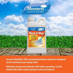Monterey Mark-It Blue Lawn and Weed Control Concentrate 1/2 pt