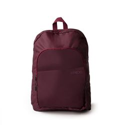 FitKicks Hideaway Burgundy Packable Backpack 20 in. H X 13 in. W