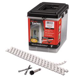 FastenMaster Cortex No. 10 Ga. X 2 in. L White Torx Ttap Trim Head Deck Screws 5 lb 375 pc