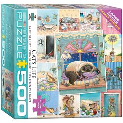 Eurographics Patterson Cat's Life Jigsaw Puzzles Multicolored 500 pc