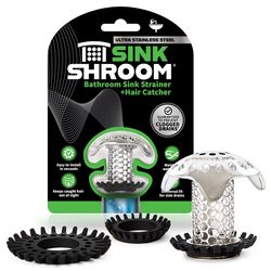 SinkShroom Chrome Stainless Steel Drain Protector