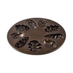 Nordic Ware 12 in. W X 12 in. L 12 in. Woodland Cakelet Pan Bronze