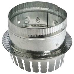 Heating & Cooling Products 8 in. D 30 Ga. Galvanized Steel Duct Board Snap Collar