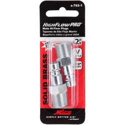 Milton Steel Air Plug 3/8 in. 2 pc