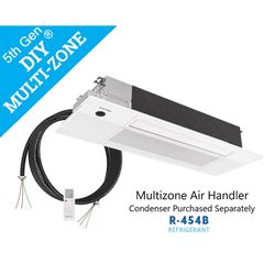 MRCOOL DIY 5th Gen Ceiling Mount 1 Zone 6000 BTU 23 SEER Ductless Mini Split Heat Pump Air Handler