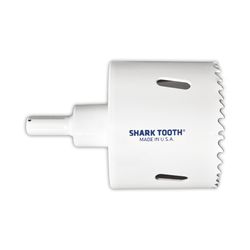 Century Drill & Tool Shark Tooth 2-1/2 in. Bi-Metal 1-7/8 in. L X 3/8 in. D One Piece Hole Saw Arbor