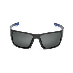 Flying Fisherman Sand Bank Sunglasses Unisex Matte Black Frame Smoke Lens Polarized