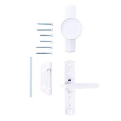 Ace Assorted White Steel Universal Knob Latch 1 pk