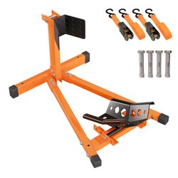 Mockins 1800 lb Capacity Adjustable Motorcycle Wheel Chock Wheel Chock 1 pk