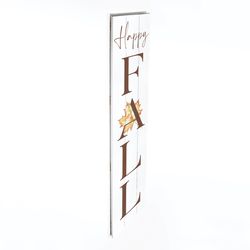 P Graham Dunn Multicolored Wood 47 in. H X 10.5 in. L X 0.75 in. W Happy Fall Porch Sign