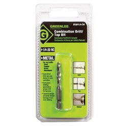 GREENLEE 1/4-20 Drill and Tap Bit