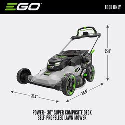EGO Power+ LM3000SP 30 in. 56 V Battery Self-Propelled Lawn Mower Tool Only