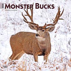 BrownTrout Publishers Monster Bucks 2026 Calendar