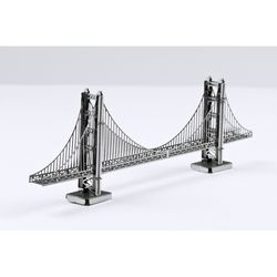 Fascinations Silver Golden Gate Bridge 3D Model Kit