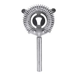 BarY3 Silver Stainless Steel Cocktail Strainer