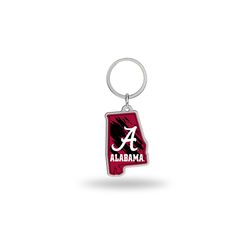 Rico College Alabama Crimson Tide State Shape Keychain 1 pc