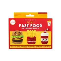 Gift Republic Fast Food DIY Crochet Kit 1 pk