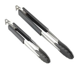 Anolon Suregrip Graphite Nylon/Stainless Steel Tongs Set