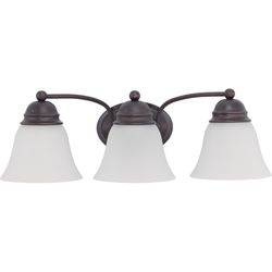 Nuvo Oil Rubbed Bronze Bronze 3 lights Incandescent Vanity Light Wall Mount