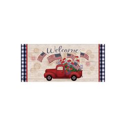 Briarwood Lane 22 in. W X 10 in. L Multi-Color Rubber Door Mat