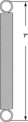 Prime-Line 7 in. L X 1 in. D Extension Spring 1 pk