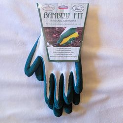 Garden Works M Bamboo Green Gardening Gloves